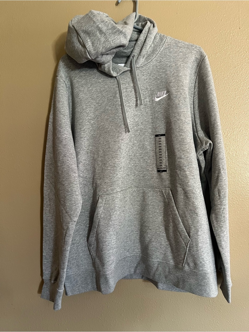 Nike Gray Heather Pullover Hoodie men XXL brand new